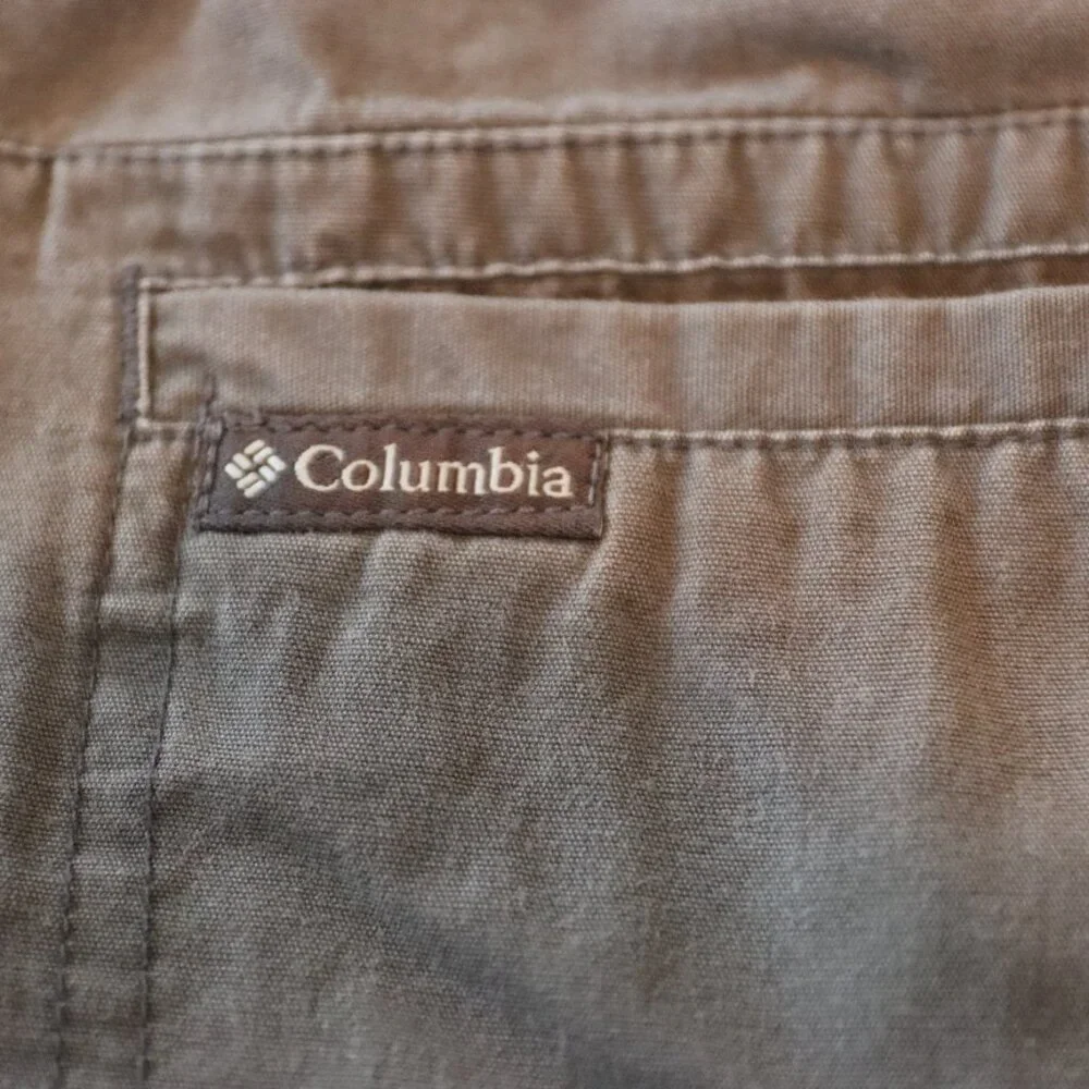 Columbia Cotton Casual Long Shorts Size 10 Grey - Picture 9 of 15